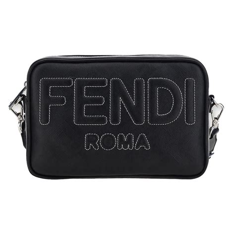 fendi camera case black|Fendi Roma Camera Case .